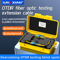 Konektor Adaptor Serat Optik SC/FC/ST/LC UPC/APC SM dengan Kabel Ekstensi Luar Ruangan 150m-2km untuk Pengujian FTTH OTDR