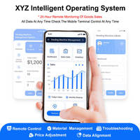Distributeur automatique intelligent 24h/24 et 7j/7 de fleurs réfrigérées XYZ Commercial – 10 casiers pour bouquets de fleurs fraîches