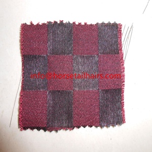 TELAS DE PELO DE CABALLO ANCHO DE 27 "TEJIDOS DE PELOS DE <span class=keywords><strong>COLA</strong></span> DE CABALLO REAL e HILOS DE POLIÉSTER A MANO para <span class=keywords><strong>TAPIZAR</strong></span> MUEBLES ANTIGUOS - Product Image 1