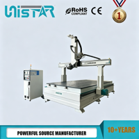Routeur CNC 4 axes 1325 avec tête pivotante à 180 degrés, machine de fraisage CNC pour la sculpture 3D du bois et des moules en mousse