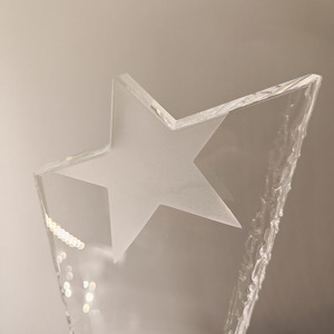 Trophée Étoile en Cristal Personnalisé Pas Cher en Gros pour Entreprises – Trophée Étoile en Cristal Vierge en Stock - Product Image 6