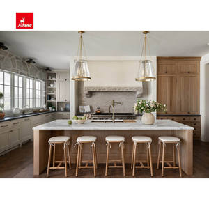 全和定制双色实木模块化橱柜岛餐椅树脂自组装乡村DIY设计 - Product Image 3