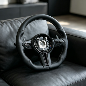 Volante Deportivo Ligero para <span class=keywords><strong>BMW</strong></span> F30 E90 M3 M5 E60 F31 F11 F36 F32 E92 E46 con Agarre Ergonómico y Cosido a Mano - Product Image 3