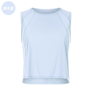 Nuevo Top de Yoga con Espalda Descubierta Estilo Europeo y Americano, <span class=keywords><strong>Chaleco</strong></span> Deportivo sin Mangas para <span class=keywords><strong>Mujer</strong></span>, para Correr y Hacer Ejercicio - Product Image 2
