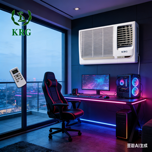 Climatiseur de <span class=keywords><strong>fenêtre</strong></span> multifonctionnel haute qualité à oscillation automatique, forte puissance de refroidissement, <span class=keywords><strong>pour</strong></span> bureau et domicile, 24000 BTU, en promotion - Product Image 5