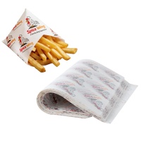 Papier sulfurisé double face 40 g/m² résistant à la chaleur, épais, de qualité professionnelle, pour la restauration, vente en gros personnalisée