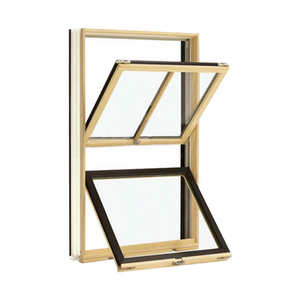 Fenêtres à guillotine en vinyle à ventilation relevable de conception moderne, double vitrage, fenêtre à guillotine en PVC de conception moderne, insonorisée - Product Image 5