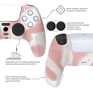 เคสซิลิโคนนุ่มกันลื่น EXtremeRate PlayVital สำหรับจอย PS5 - Product Image 3