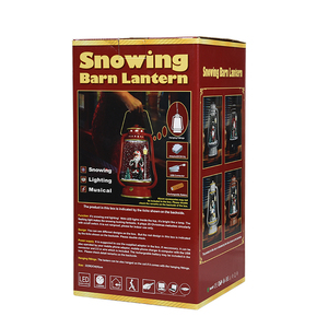 <span class=keywords><strong>Farola</strong></span> de nieve navideña para hombre, luz led de mesa musical iluminada, linterna para nieve y navidad - Product Image 6