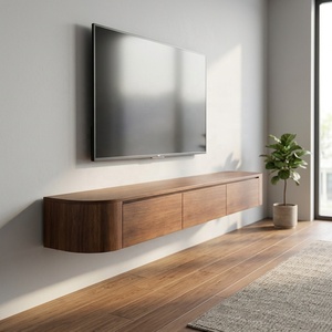 Minimalism Hanging <strong>Floating</strong> <strong>TV</strong> Stand Wall Mounted Shelves Cabinet Storage Modern Design <strong>TV</strong> <strong>Unit</strong> for Living Room Home Wholesale - Product Image 4