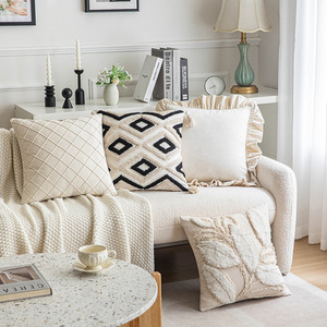 Modern Luxury Geometric Throw <strong>Pillow</strong> Cases Leaf Moroccan Decorative <strong>Pillow</strong> Covers for Sofa Couch Home <strong>Decor</strong> - Product Image 1