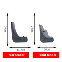 Convient pour Haima S7 17+ : Garde-boue et garnitures de garde-boue en cuir – Pièces de modification automobile