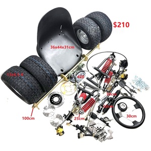 Pneu sans chambre à air pour karting, ATV, UTV, buggy, roue de 235/30-10 pouces - Product Image 6