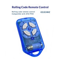 Control Remoto para Abridor de Puerta de Garaje ATA PTX4 GDO 2v7/4v3/7v1/9v1, 433mhz, Código Variable, Duplicador de Control Remoto para Garaje