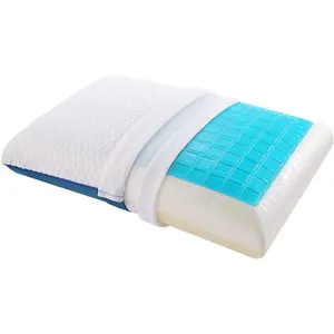 Cooling Gel Memory Foam Pillow For Sleeping Bed Pillows Support For Sleepers Cervical Pillow For Neck And Back Pain Relief