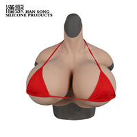 Approvisionnement direct usine : Soutien-gorge en silicone réaliste pour transgenres, avec rehausseur de poitrine et prothèses mammaires en silicone, bonnet Z