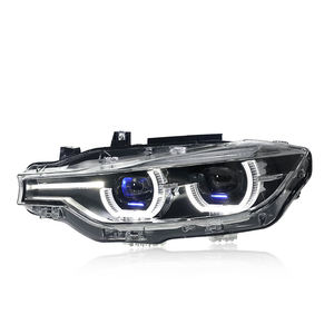 Phare de voiture pour <span class=keywords><strong>BMW</strong></span> Série 3 F30 2013-2018 F35, projecteur DRL, lentille de projecteur, clignotant LED dynamique, 12V 6000K, neuf - Product Image 1