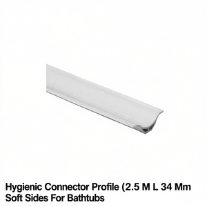 Perfil de Conector Higiénico de 2.5 M L 34 Mm con Laterales Suaves para Bañeras - Product Image 2