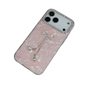 Custodia Antiurto per iPhone X 11 12 13 14 15 16 17 Pro Max, Cover per <span class=keywords><strong>Telefono</strong></span> con Fiocco e Nappa per Samsung S25 Edge Redmi 14C - Product Image 1