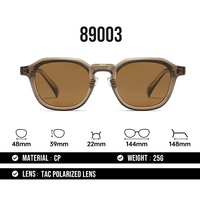 Lunettes de soleil rétro unisexes Sunray Wholesale, verres polarisés, style streetwear, protection solaire pour hommes et femmes