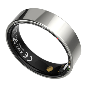 Anillos de Acero Inoxidable RC20 de <span class=keywords><strong>8</strong></span> mm de Ancho, Anillo Inteligente para el Cuidado de la Salud, Monitor de Sueño, Frecuencia Cardíaca y Presión Arterial, Anillo de Moda para el Dedo - Product Image 1