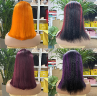 Vente en Gros Perruque Cheveux Naturels Vierge Brésilien Court Noir 8-14 Pouces Bob Lisse pour Femmes avec Lace Frontal Grande Taille
