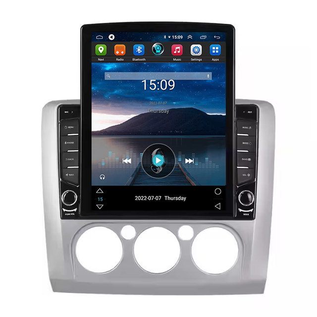 Android 13 Car Video for Ford Focus 2 Mk 2 2004-2011 WBuilt-in Microphone Noise-cancelling Car Radio for Hands-free Calling