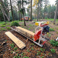 Scierie compacte RS18E de qualité industrielle | Coupeur de bois automatique | Conception portable pour la foresterie et la ferme
