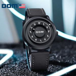 DOM 1769 Nouvelle tendance de la mode, <span class=keywords><strong>concept</strong></span> de personnalité, montre pour homme, montre créative à pointeur défilant, force magnétique, montre pour homme, étanche - Product Image 4