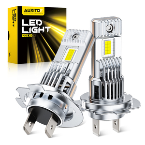 Tienda oficial de fábrica AUXITO. Los más nuevos faros delanteros para automóvil H7 súper brillantes, compatibles con Canbus, de 100W, bombillas LED para faros delanteros. - Product Image 1