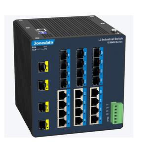 สวิตช์อีเธอร์เน็ตอุตสาหกรรม10พอร์ต<span class=keywords><strong>3onedata</strong></span> พร้อมช่อง SFP 1000Base-SFP ช่อง100Base-FX พอร์ตออปติคัลแบนด์วิธแบ็คเพลน7.6g - Product Image 2