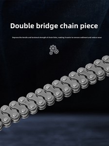 Catena per Bicicletta Pieghevole E-Bike Durevole e Flessibile, Monovelocità o a Velocità Variabile, 98 <span class=keywords><strong>104</strong></span> 114 116 Maglie - Product Image 6