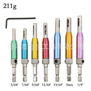 ชุดดอกสว่านเจาะบานพับ สำหรับงานไม้ ประตู หน้าต่าง ดอกสว่านเหล็กความเร็วสูง หัวหกเหลี่ยมแบบไม่สมมาตร 3 ดอก แบบเมตริก - Product Image 5