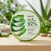 Gel d'aloe vera Neulii Real Aloe Vera 92% Gel apaisant 300ml Gel hydratant et rafraîchissant pour tous types de peaux Utilisation de jour