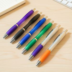 Bolígrafos de Plástico Personalizados al por Mayor a Bajo Precio, Artículos de Papelería Escolares Baratos, Bolígrafos Publicitarios de Regalo - Product Image 2