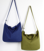 Sac fourre-tout en toile à bandoulière, motif personnalisable, grande capacité, pour étudiants, impression de logo, poignées longues, sac à bandoulière