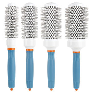 Peine de barril de moda con tecnología nano cerámica iónica resistente al calor, antiestático, para peluquería, de nailon, acetato, ABS, PC, para viajes y hoteles. - Product Image 2