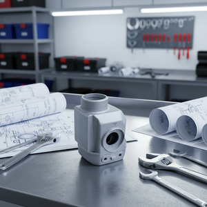 Impression 3D sur mesure en alliage d'aluminium, titane, acier inoxydable pour applications aérospatiales, médicales et électroniques, avec technologies SLM, SLS, MJF de précision - Product Image 1