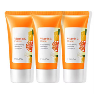 OEM Anti-envejecimiento <span class=keywords><strong>piel</strong></span> brillo lavado de cara coreano vitamina C limpiador Facial niacinamida blanqueamiento antiarrugas <span class=keywords><strong>espuma</strong></span> - Product Image 5