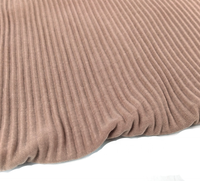 Hijab musulman en coton mercerisé en jersey côtelé Foulard tendance Épaule drapée Hijab musulman