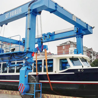 Palan de bateau à portique Mobile, grue de bateau, levage de voyage marin mobile
