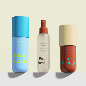 Flacon pulvérisateur vide rond en PE imprimé sur mesure pour produits de soin, cosmétiques, visage et corps - Product Image 3