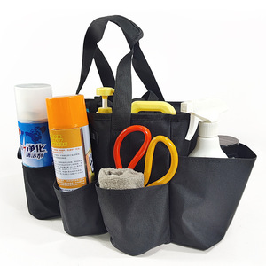 Beverage And Beer Can <b>Storage</b> Tote Bag Tool Duffle Bag For Cleaning And Repair Black Oxford Fabric - Product Image 3