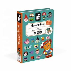 Yimi carta giocattoli di apprendimento <span class=keywords><strong>Puzzle</strong></span> libri di stampa riutilizzabile adesivo magnetico <span class=keywords><strong>libro</strong></span> <span class=keywords><strong>con</strong></span> forma scatola di stampa personalizzata - Product Image 6