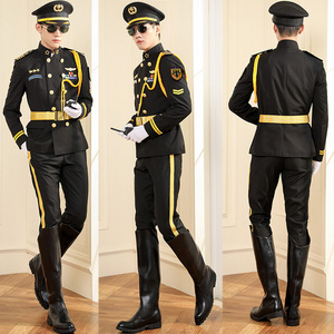 2023 người đàn ông của Bảo vệ an ninh đồng phục bộ thiết kế mùa thu bảo vệ đồng phục quần áo slim-phù hợp với doorman bảo hộ lao động đồng phục an ninh - Product Image 4