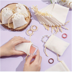 Small Recyclable Velvet Gift Bags for Jewelry Makeup Gemstone Necklaces <b>Rings</b> & Bracelets Packaging with Stamping - Product Image 5