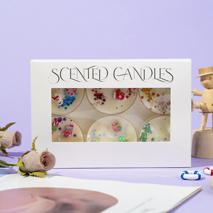 YUHUAN Zodiac Crystal Scented Candles Round Soy Wax Handmade Floral Fragrance Gifts Elegant Decor - Product Image 2