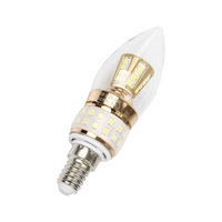 Ampoule LED E14 6W 8W 10W, lumière de bougie, 3000K 4000K 6000K, tricolore, gradation de la luminosité, tension 220V, courant constant, sans scintillement, pour lustres