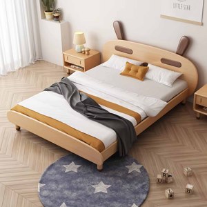 Wholesale Bedroom Furniture <b>Wooden</b> Children <b>Single</b> <b>Bed</b> Frame With Cartoon Design Children <b>Bed</b> - Product Image 4