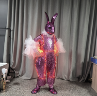 Costume élégant et coloré en coton effet miroir pour homme, ensemble complet pour soirée, carnaval, défilé, spectacle
